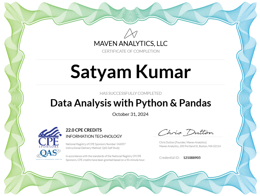 Python and Pandas